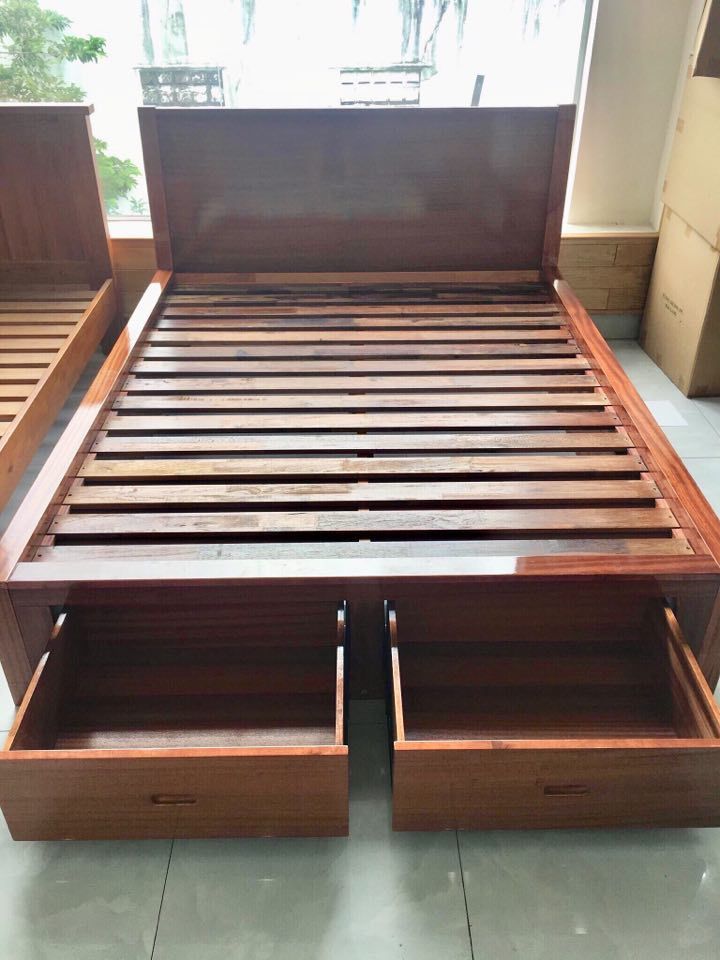 GIƯỜNG CÓ HỘC KÉO 1M6
