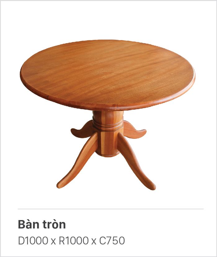 BÀN TRÒN (1m, 1m2)
