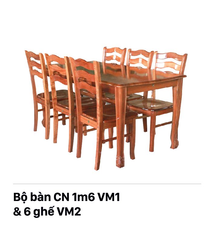 BÀN CHỮ NHẬT 1M6 VM1