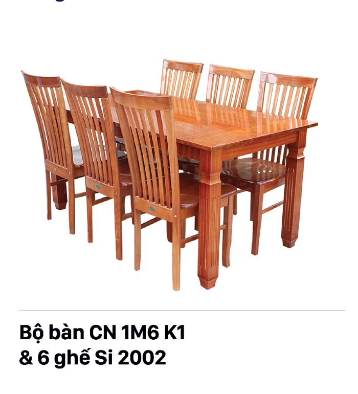 Bàn chữ nhật K1