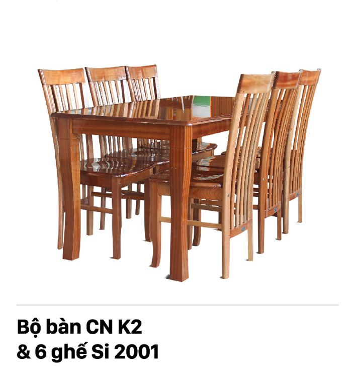 BÀN CHỮ NHẬT K2