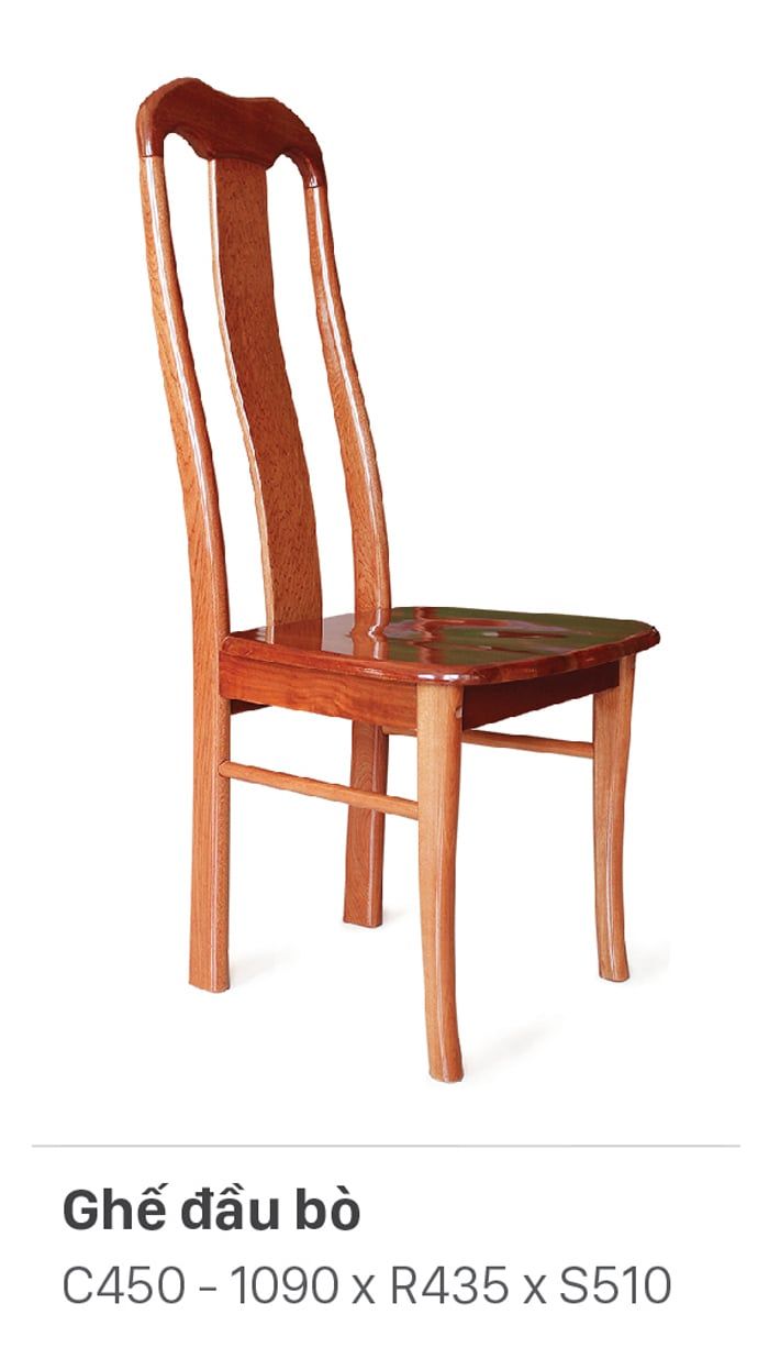 GHẾ ĐẦU BÒ