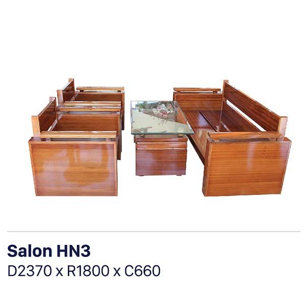 BỘ SALON HN3 (Bao gồm kính)