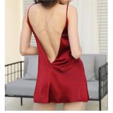  Đầm ngủ sexy, gợi cảm . Với chất liệu satin mềm rũ, thoáng mát. Macmot 