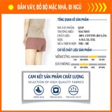  Quần short nữ thun cotton 100%, [Mã SP Q110] phù hợp làm quần đùi mặc nhà hoặc quần mặc trong váy. Thời trang Macmot 