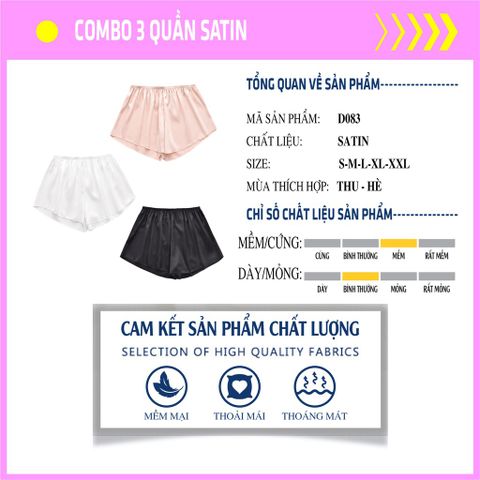  QUẦN ĐÙI NỮ mặc nhà, [Mã SP Q011] chất phi lụa loại 1 xịn sò  đảm bảo không nhăn, mềm mại, thoáng mát. Thời trang Macmot 