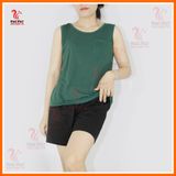  DB048 - Bộ đồ mặc nhà thun cotton mềm nhẹ thoải mái có thể làm đồ đi chơi dạo phố, đồ đi ngủ nữ. Thời trang macmot 