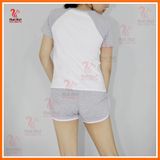  DB030 - [HÌNH SHOP TỰ CHỤP] Bộ đồ nữ mặc nhà thun cotton xinh xắn đáng yêu, có thể mặc đi chơi dạo phố, làm đồ đi ngủ. 