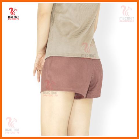  Quần short nữ thun cotton 100%, [Mã SP Q110] phù hợp làm quần đùi mặc nhà hoặc quần mặc trong váy. Thời trang Macmot 