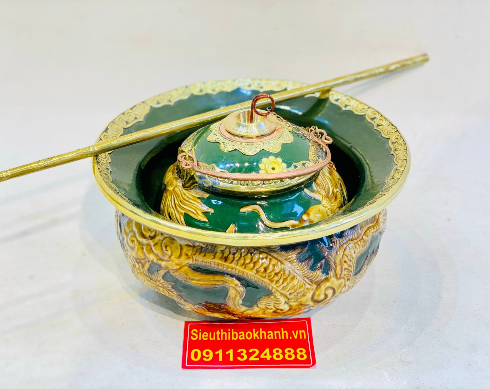 Bộ điếu bát bọc đồng