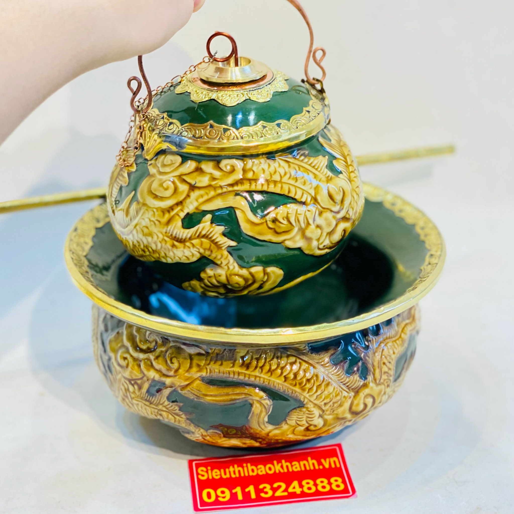 Bộ điếu bát bọc đồng
