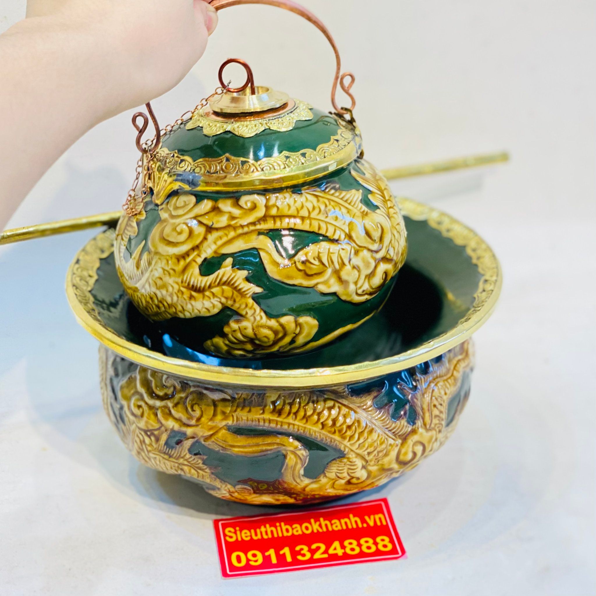 Bộ điếu bát bọc đồng