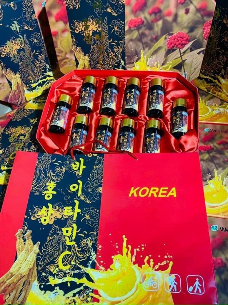 NƯỚC HỒNG SÂM HÀN QUỐC