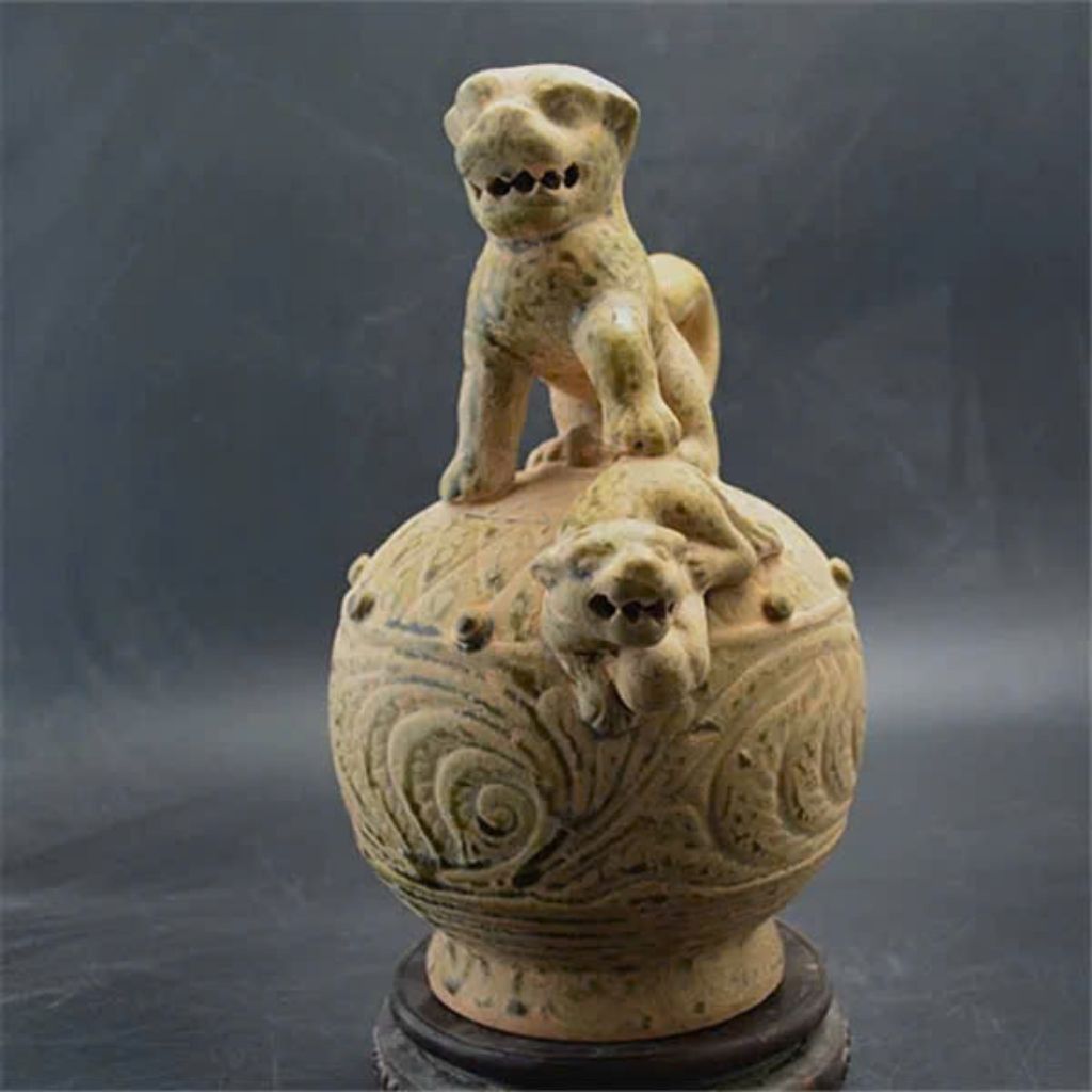 Bình gốm cổ phong cách BKCECN-9251