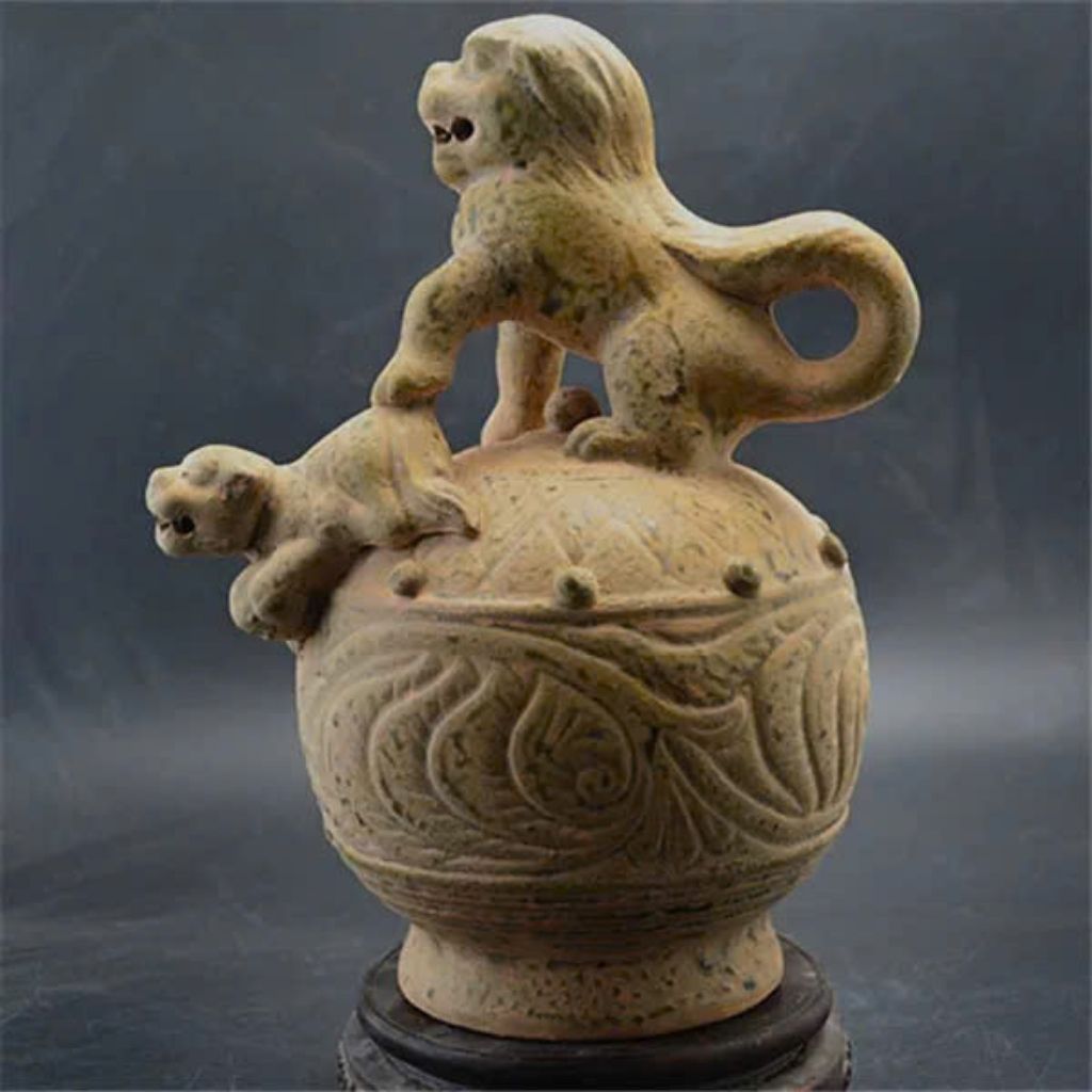 Bình gốm cổ phong cách BKCECN-9251