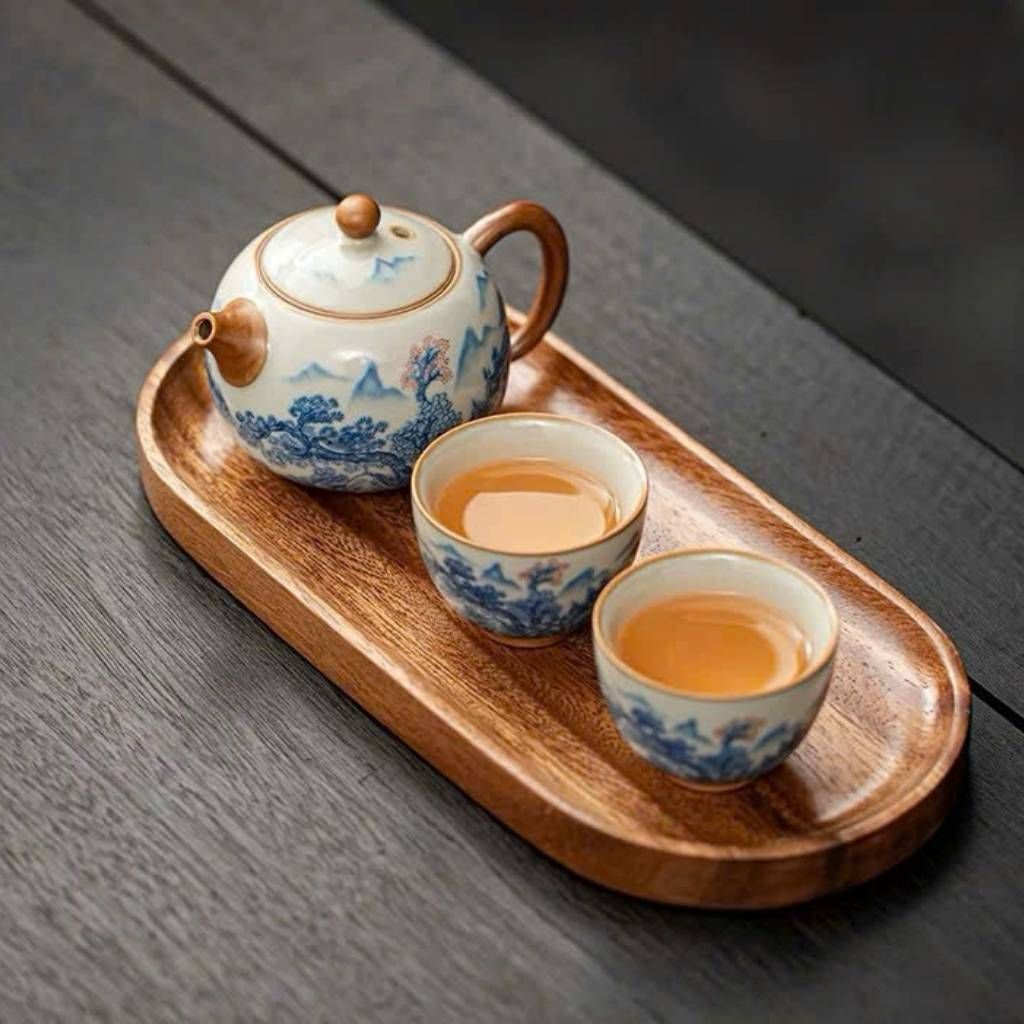 Bộ ấm chén trà gốm sứ BKCECN-9252
