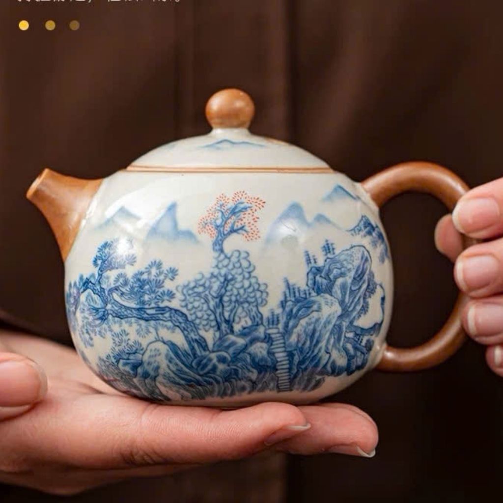 Bộ ấm chén trà gốm sứ BKCECN-9252