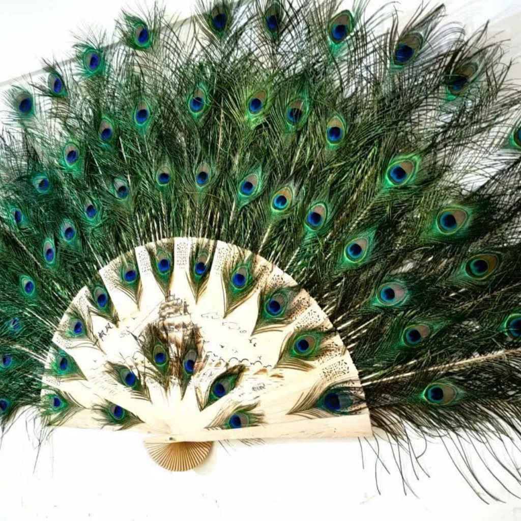 Quạt lông công siêu dày 8 lớp BKFACN-9263
