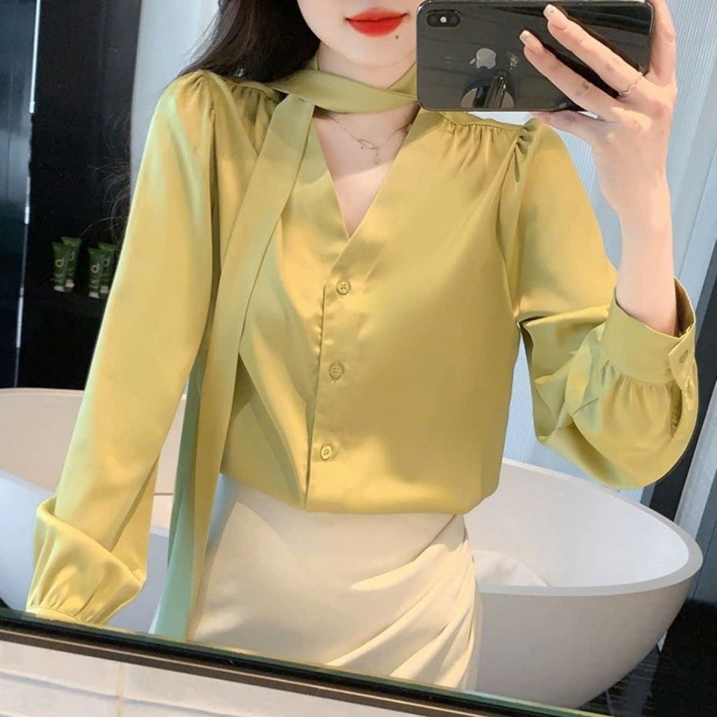 Áo sơ mi nữ phong cách Pháp BKFAVN-9035