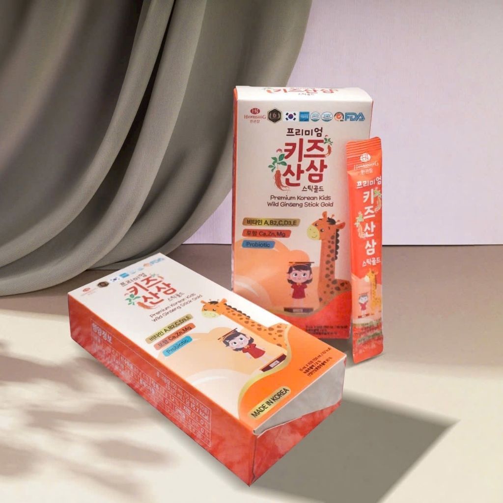 Viên uống Premium Korean Kids Wild Ginseng Stick Gold BKHEKR-9005