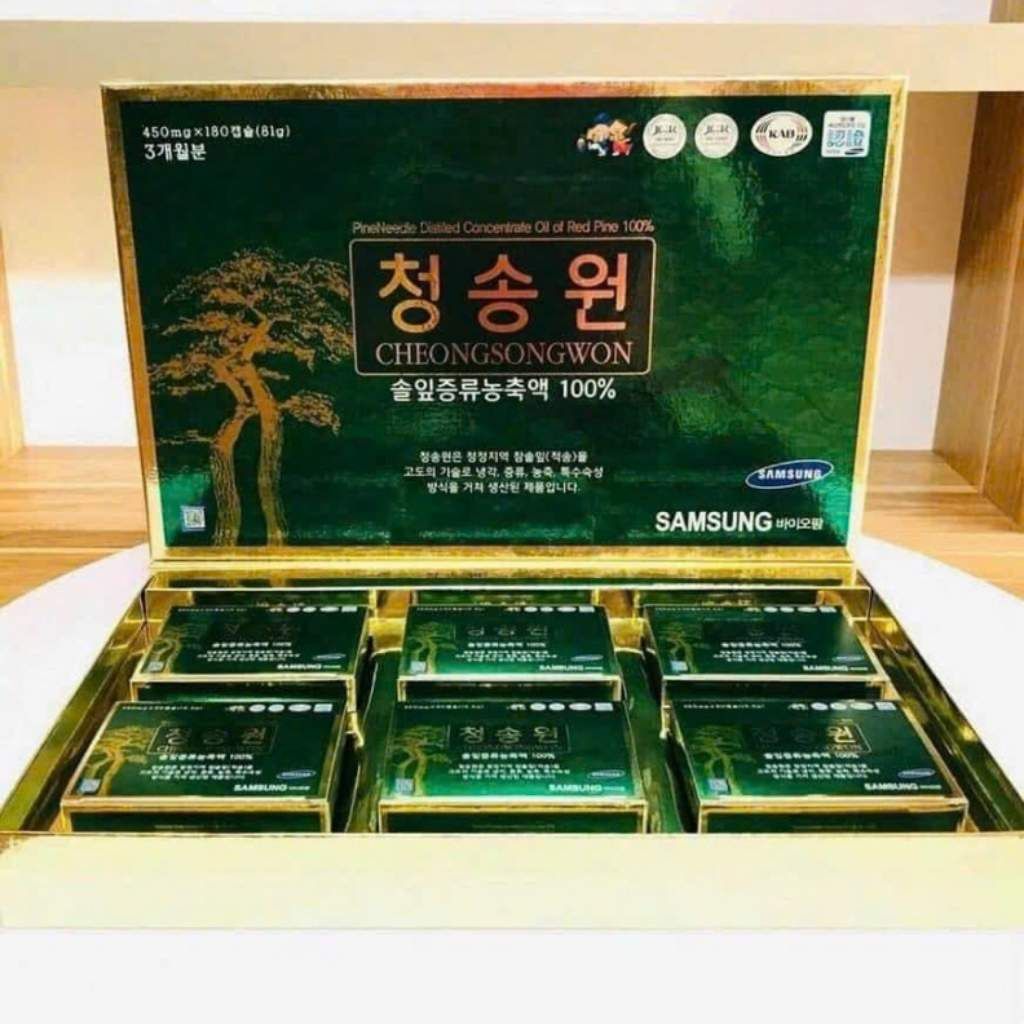 Viên Tinh Dầu Thông Đỏ Cheong Song Won Hàn Quốc BKHEKR-9172