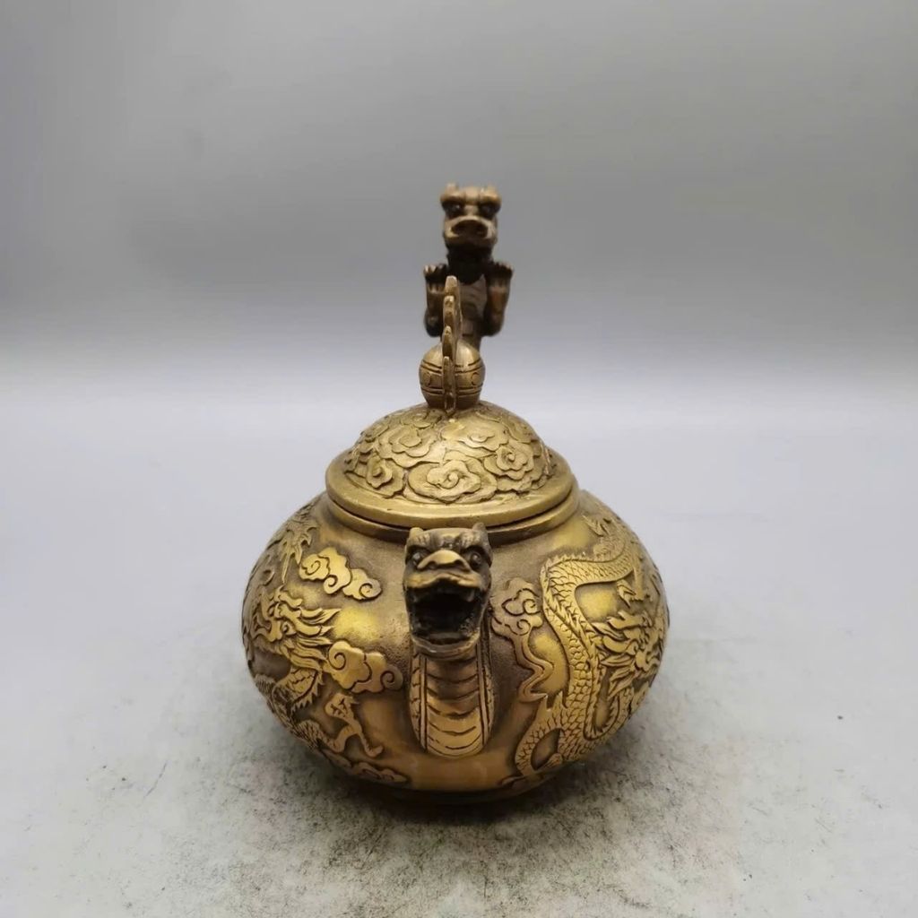 Hũ đồng Song Long Chầu Ngọc BKMECN-9132
