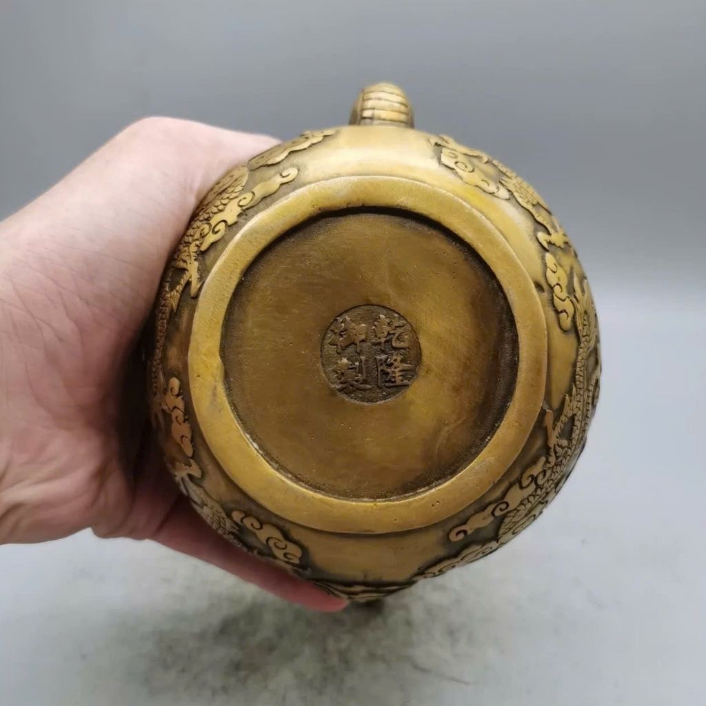Hũ đồng Song Long Chầu Ngọc BKMECN-9132