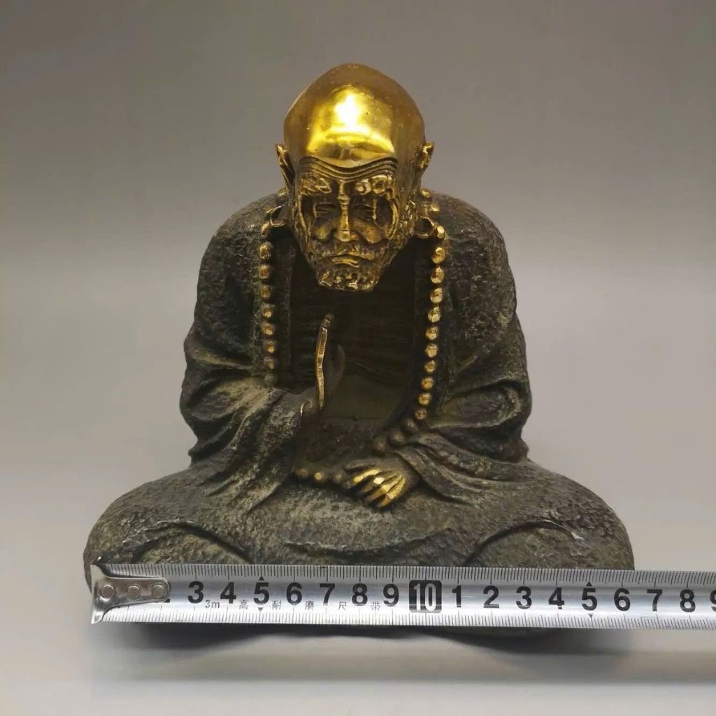 Tượng đồng sư tổ đạt ma BKMECN-9143