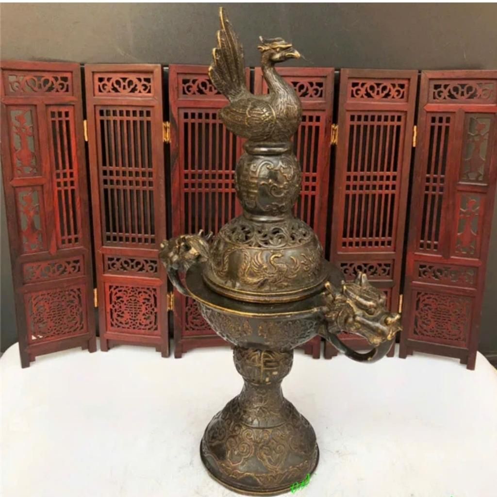 Lư hương cổ sưu tầm trang trí BKMEVN-9038