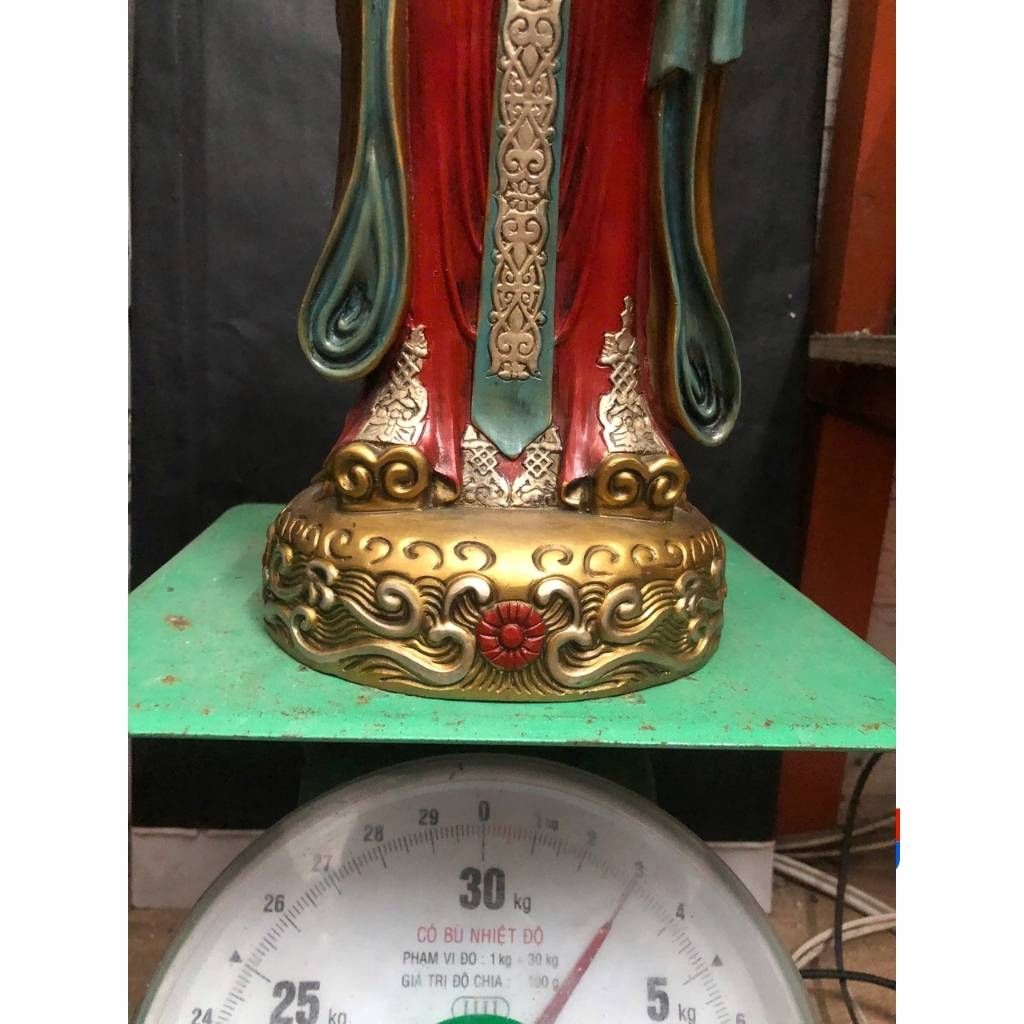 Thần tài bằng đồng vẽ màu BKMECN-9098