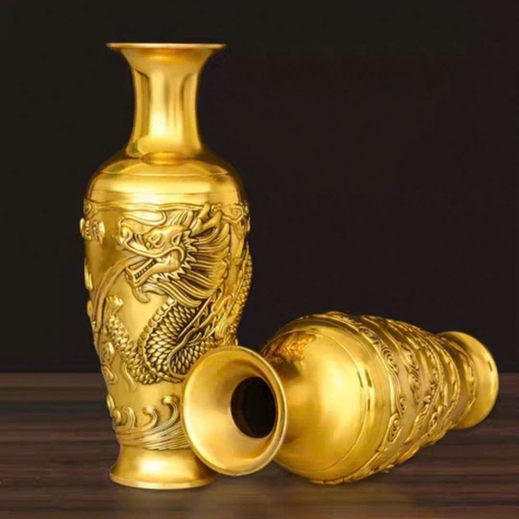 Bình đồng rồng phượng BKMEVN-9101