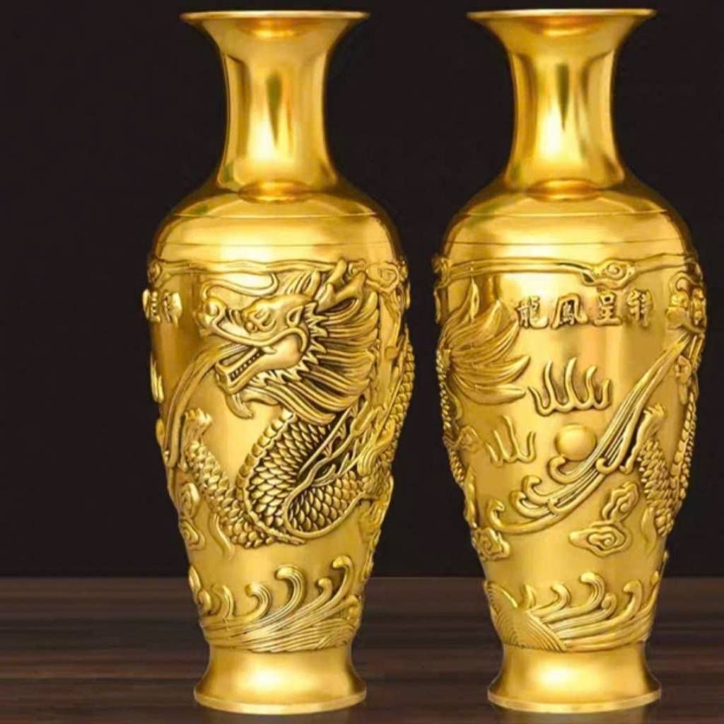 Bình đồng rồng phượng BKMEVN-9101