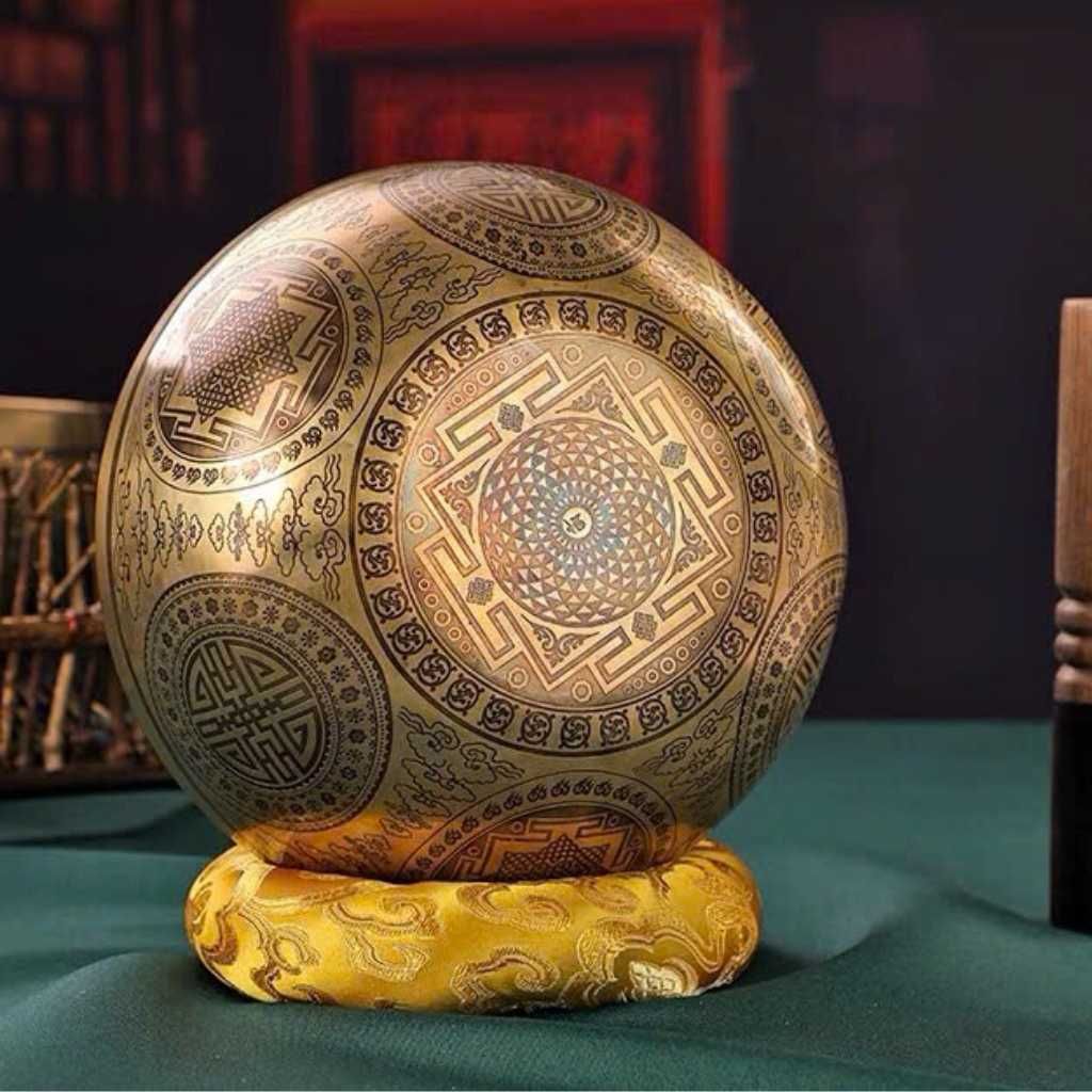 Chuông đồng bát tượng Phật BKMECN-9130