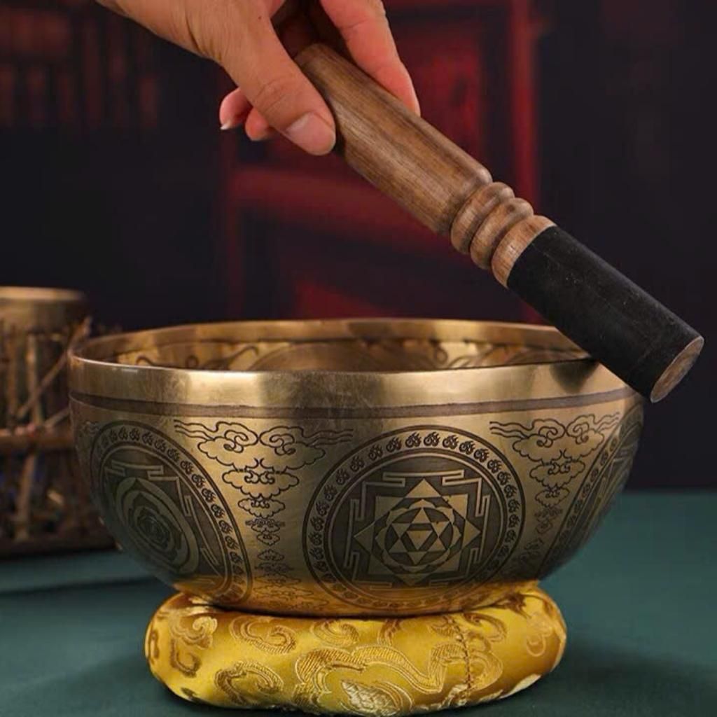 Chuông đồng bát tượng Phật BKMECN-9130