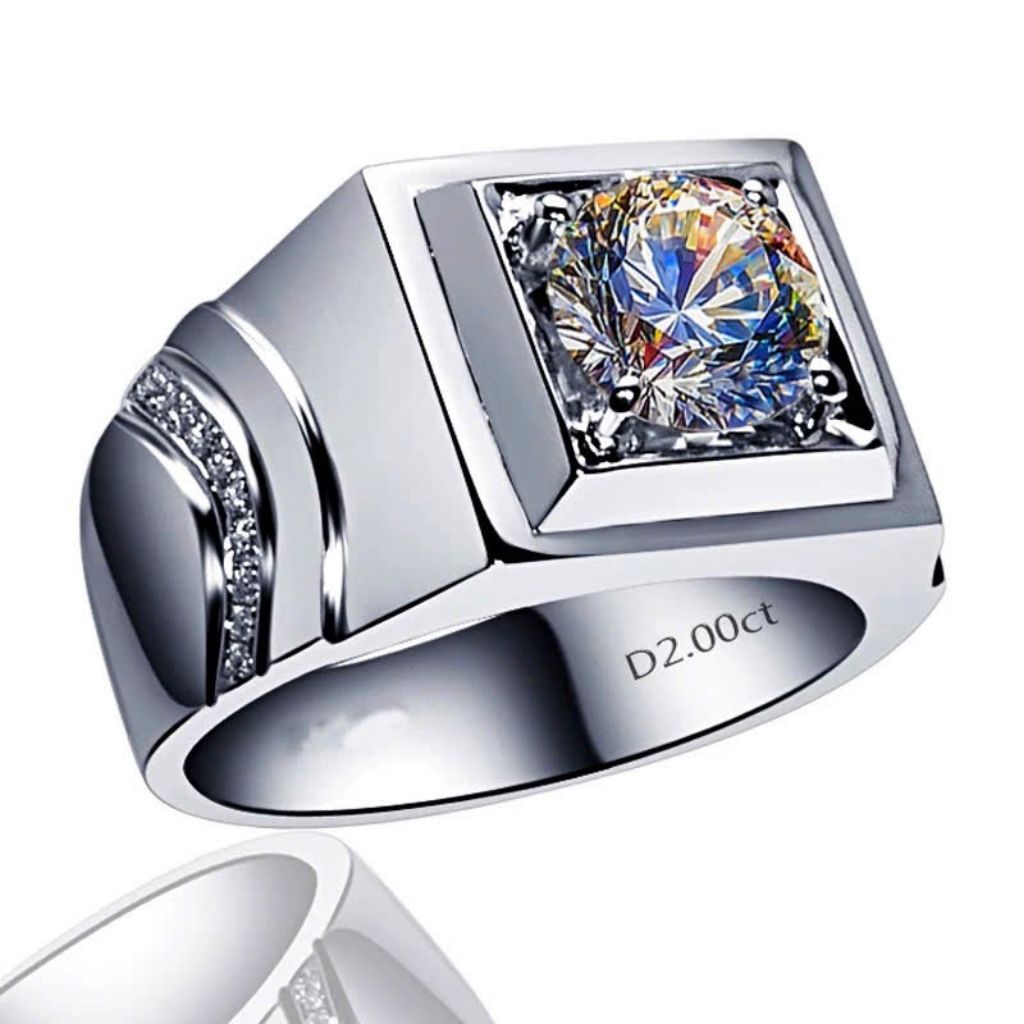 Nhẫn kim cương 1-2-3 carat BKSTCN-9107