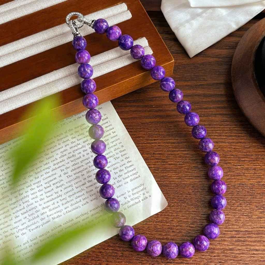 Dây chuyền đá tím hoàng gia BKSTCN-9167