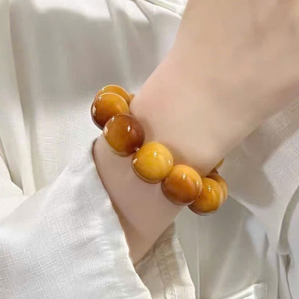 Chuỗi hạt tay bồ đề tự nhiên dáng trụ cổ điển BKSTCN-9193