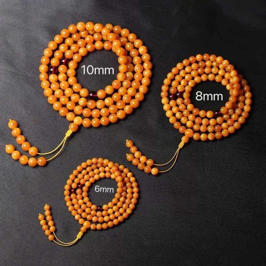 Chuỗi hạt mật ong cổ 108 hạt BKSTCN-9194