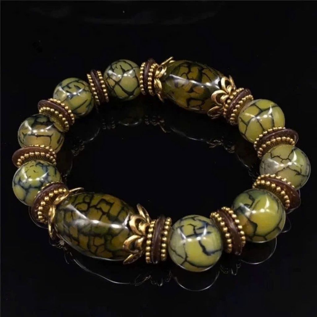Vòng tay đá văn rạn BKSTCN-9195