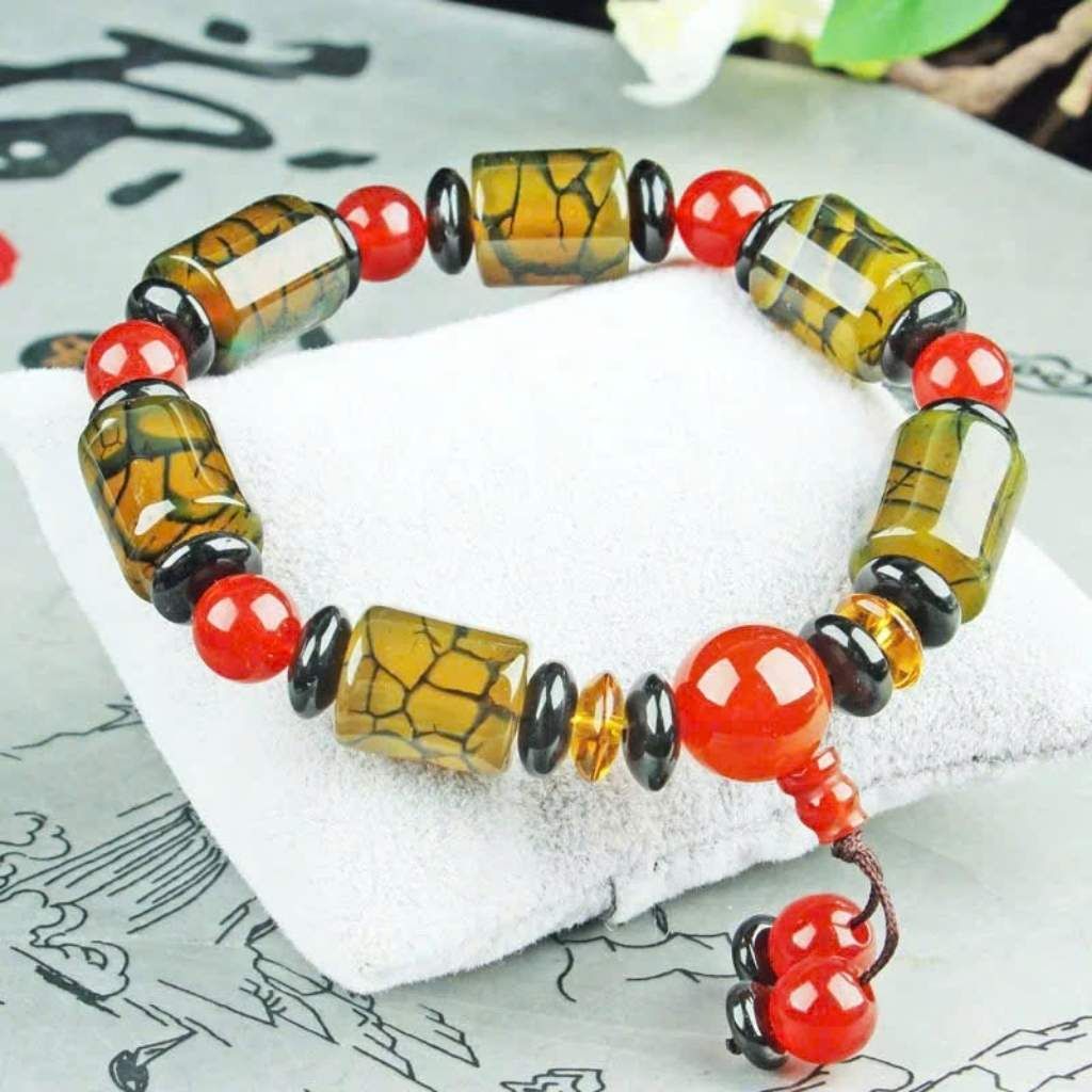 Vòng tay đá văn rạn BKSTCN-9195