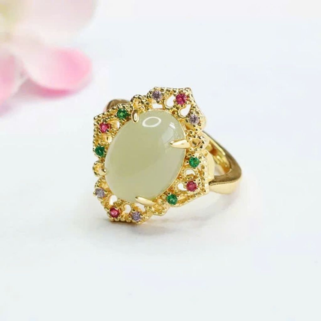 Nhẫn Ngọc Xanh Ngọc Bích BKSTCN-9214