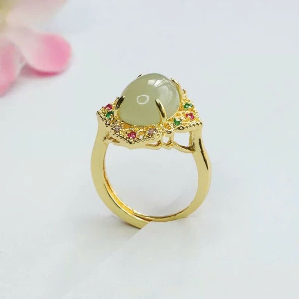 Nhẫn Ngọc Xanh Ngọc Bích BKSTCN-9214