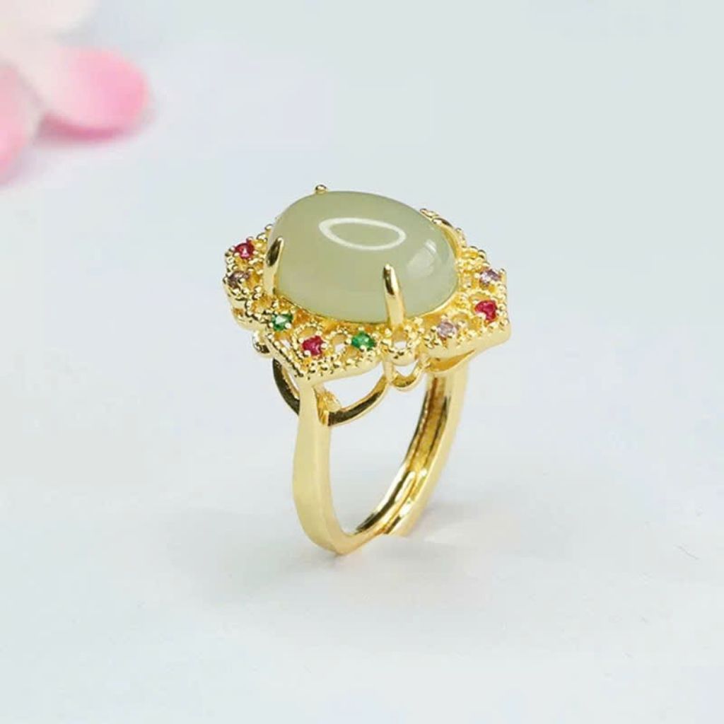 Nhẫn Ngọc Xanh Ngọc Bích BKSTCN-9214