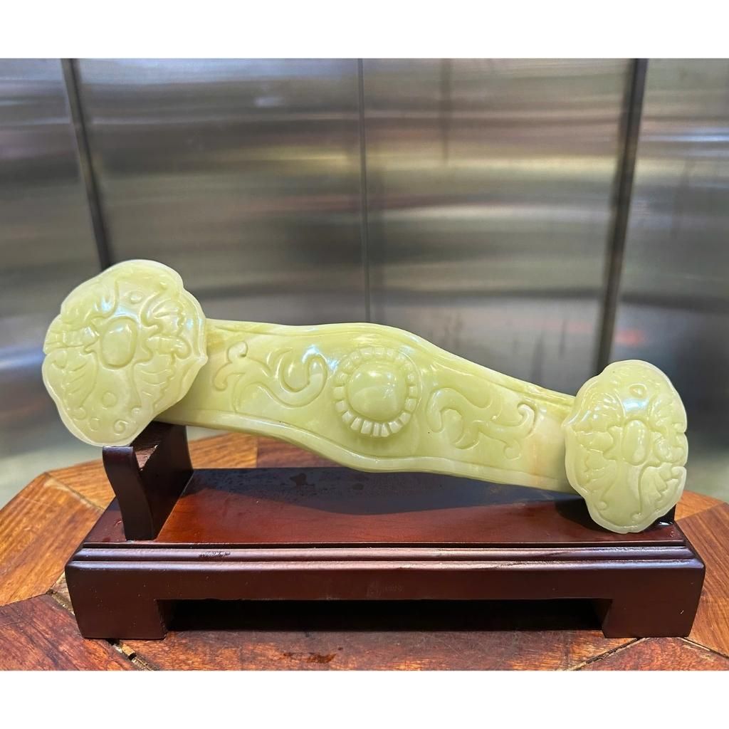 Thanh gậy như ý ngọc onyx xanh BKSTVN-9087