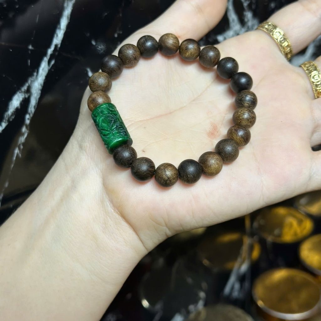 vòng tay trầm hương 8li BKWOVN-9117
