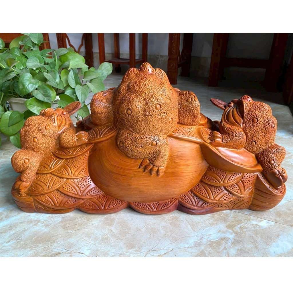 Bình tam cóc gỗ hương ta BKWOVN-9121