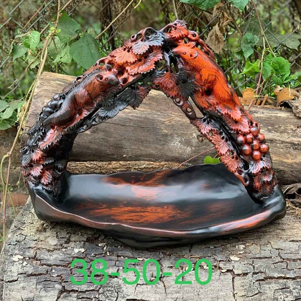 Giỏ đựng hoa quả Gỗ trắcBKWOVN-9182