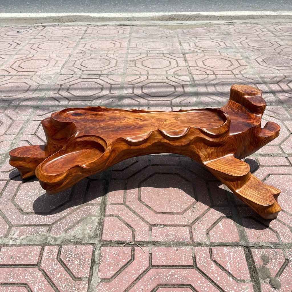 Bàn trà gỗ sưa Bắc liền khối BKWOVN-9184