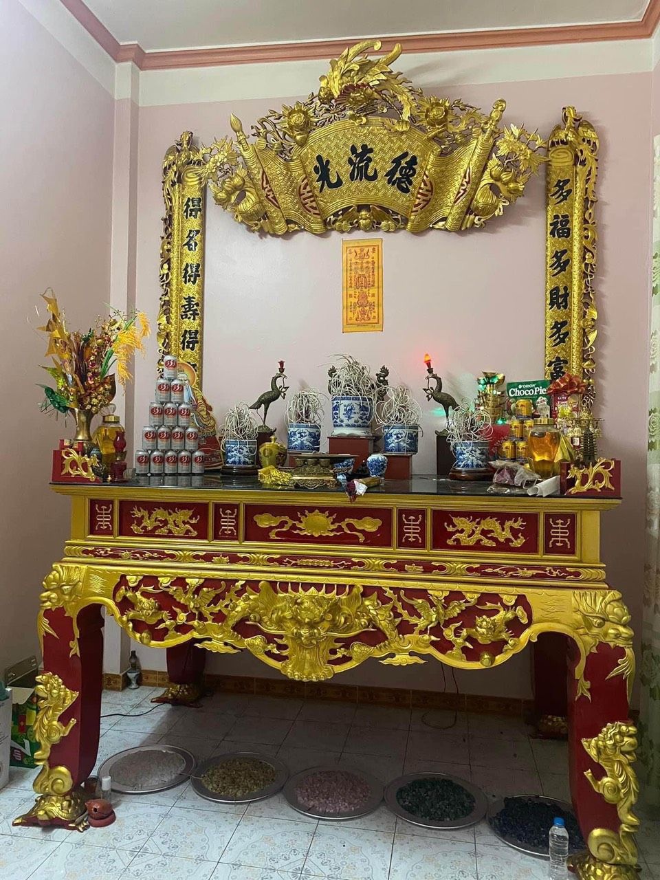 BỘ CUỐN THƯ CÂU ĐỐI ĐỨC LƯU QUANG