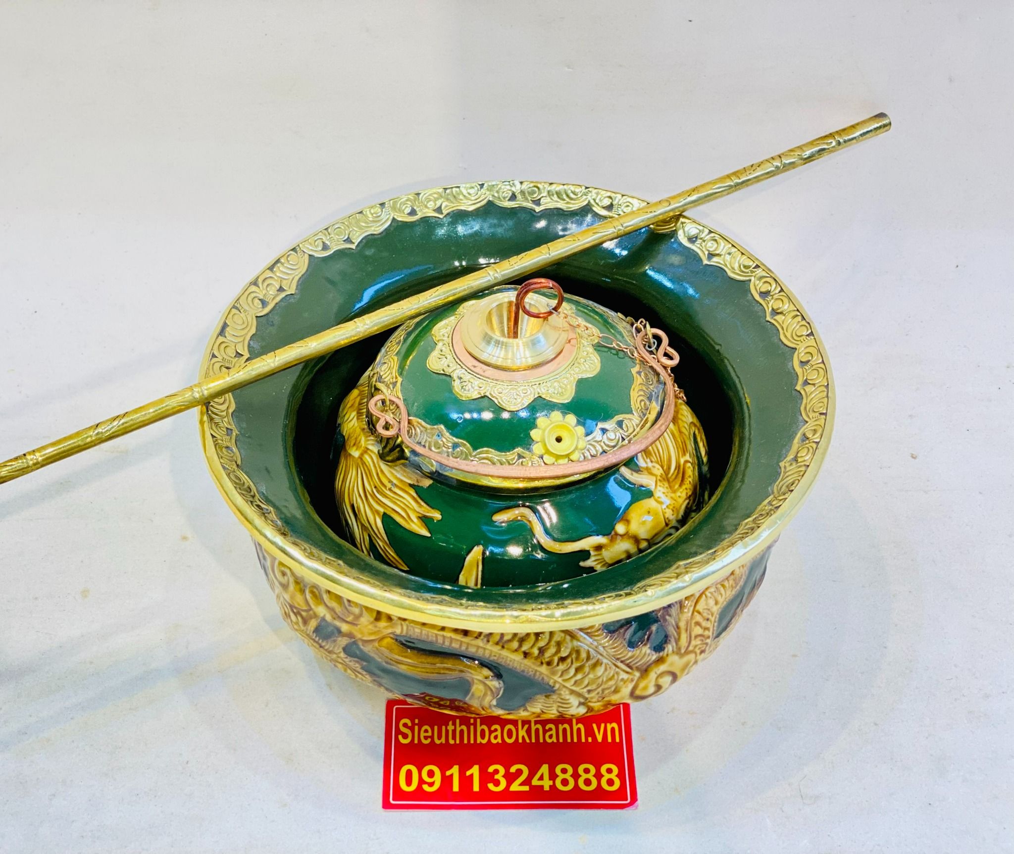 Bộ điếu bát bọc đồng
